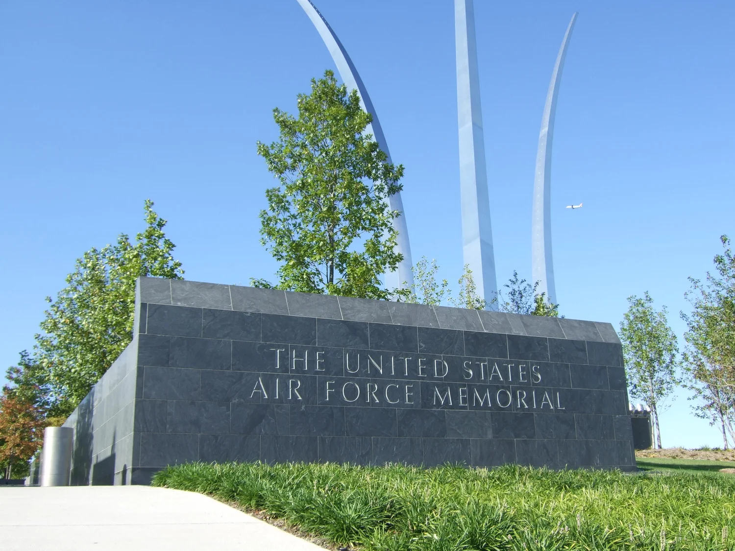 Air Force Memorial extensive monumental granite paving and cladding