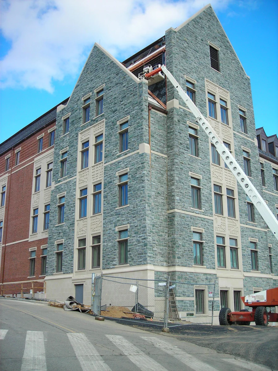 McDonough School of Business Carderock stone ashlar pattern exterior