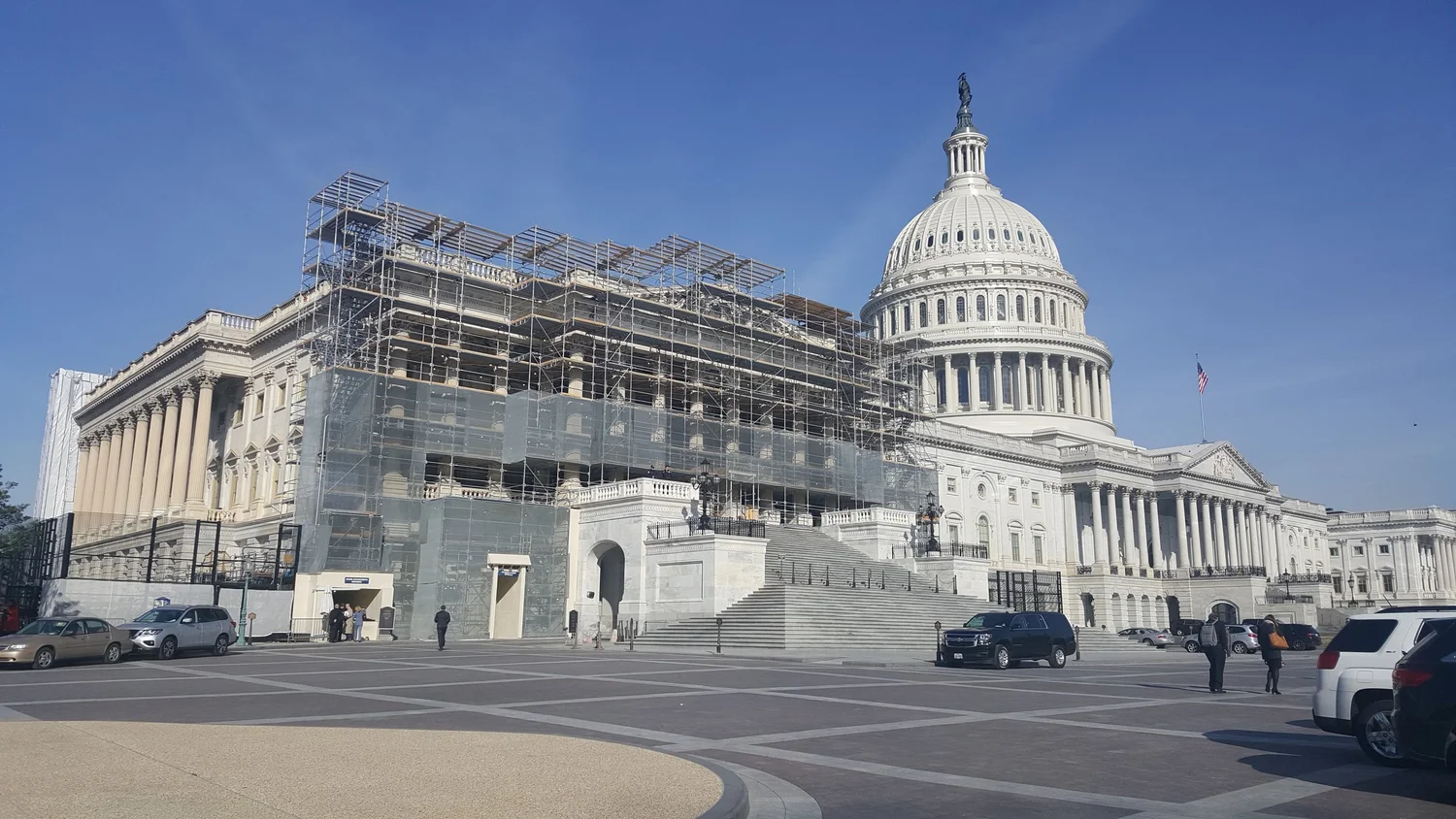 U.S. Capitol Building exterior stone and marble preservation work, Washington DC
